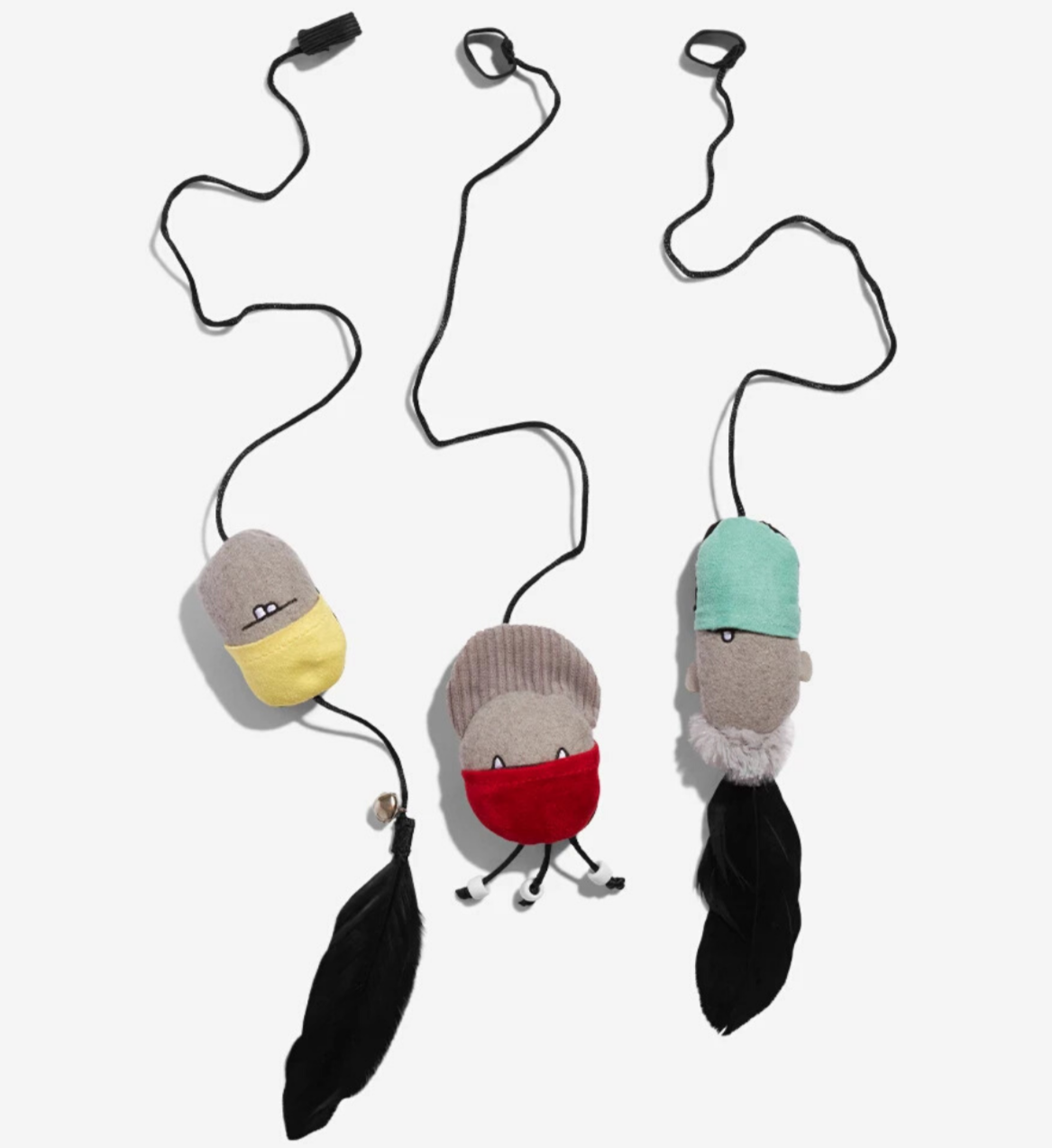 Zee.Cat Finger Puppets Trio Cat Toy