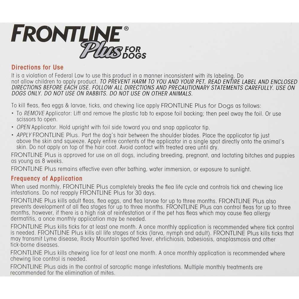 SOSD Donation: Frontline Plus For Medium Dogs 10 - 20kg 6 pack