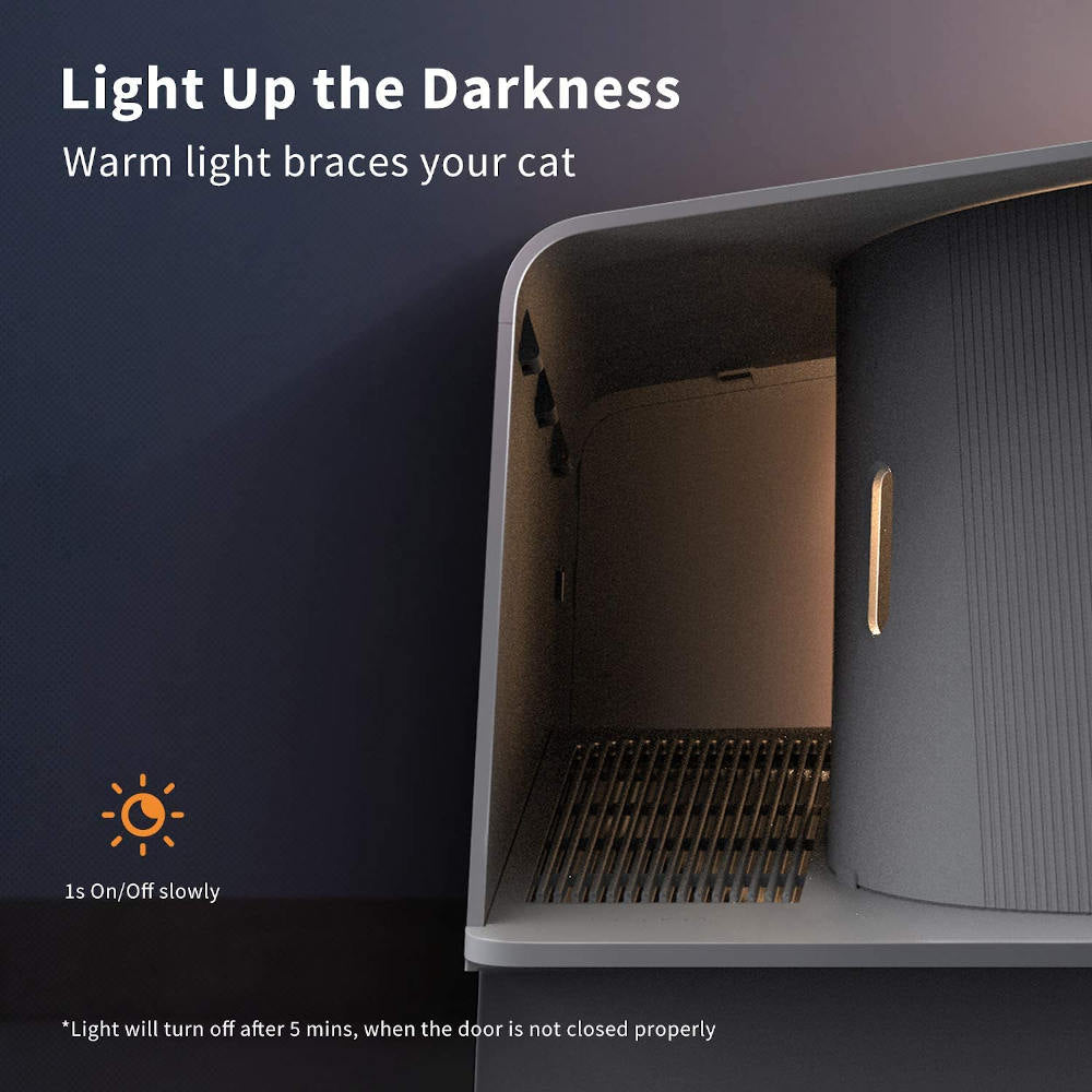 PETKIT White Villa Cat Litter Box